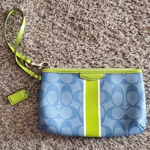 Very cute & colorful COACH Wristlet